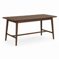 Table rectangulaire en bois de noyer massif 150x75x76 cm